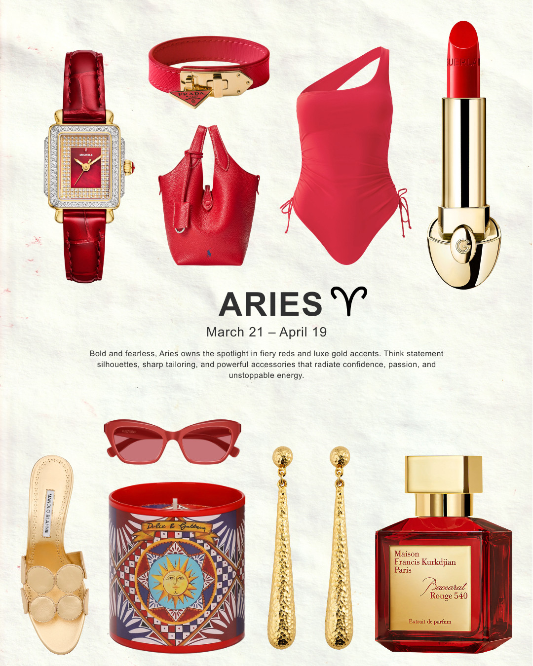 ✨ Zodiac Style Guide: Aries & Taurus ✨

From Aries' bold confidence to Taurus' effortless luxury, these signs bring two distinct approaches to style. ❤️🌿

🔥 Aries embraces fiery reds, radiant golds, and statement pieces that command attention.
🌿 Taurus gravitates toward rich greens, soft neutrals, and timeless silhouettes that exude elegance and sophistication.

Which style speaks to you — bold and fearless or refined and luxurious? ♈♉

#AriesStyle #TaurusStyle #ZodiacFashion #LTKStyle #FashionInspiration #ShopTheLook #StyleGuide #LuxuryFashion #LTKFinds #ZodiacStyle

🔥 Aries — Fiery reds, luxe golds, and statement pieces that command attention.
🌿 Taurus — Rich greens, soft neutrals, and timeless styles with an elevated touch.
💛 Gemini — Vibrant hues, versatile layers, and trend-forward looks full of personality.

Which sign are you shopping for? ♈♉♊ #LTKStyle #ZodiacFashion #AriesStyle #TaurusStyle #GeminiStyle #FashionInspiration #ShopTheLook #LTKFinds #StyleGuide #OOTD 

 #LTKootd #LTKBeauty #LTKTravel