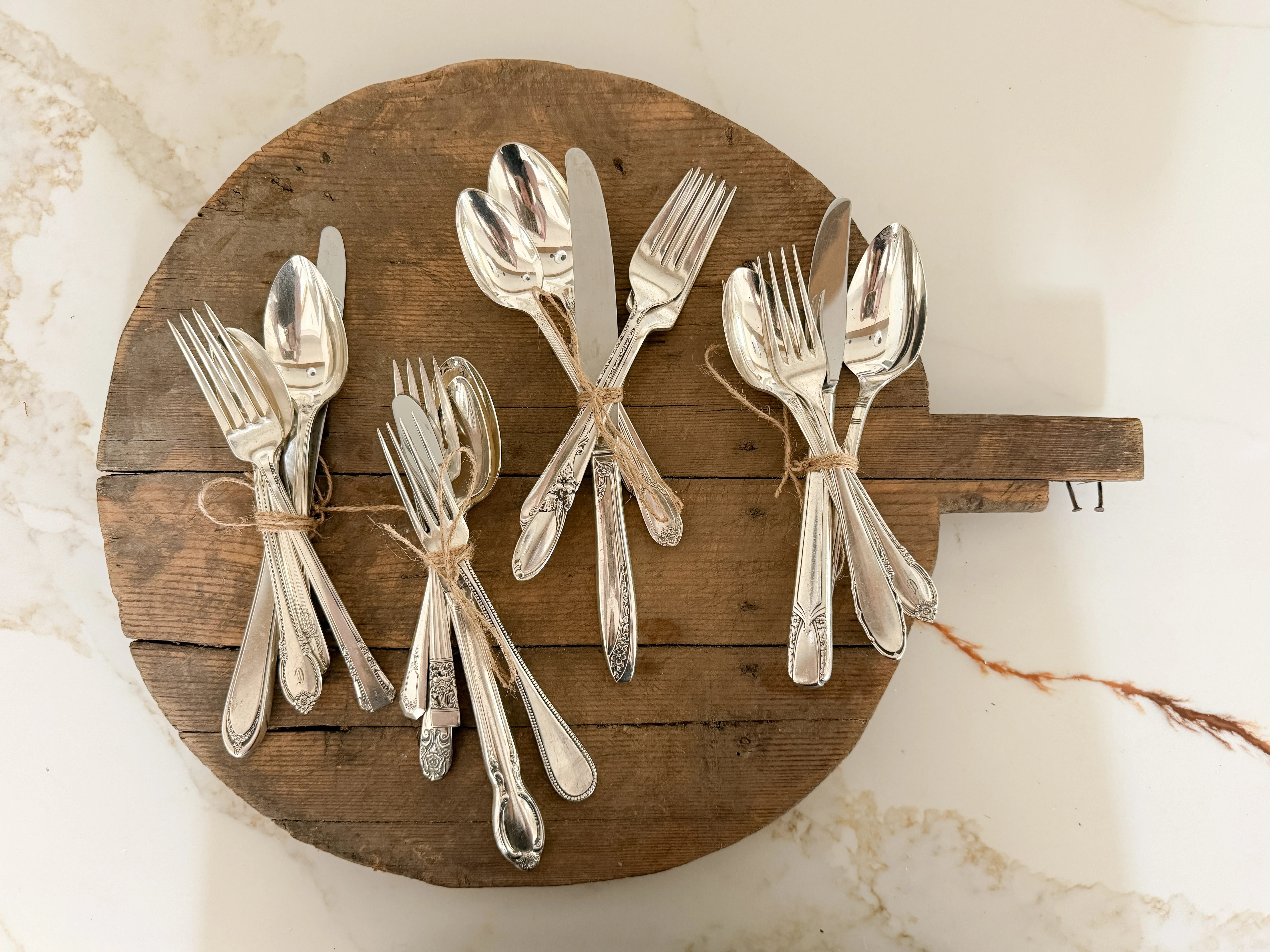 Vintage Hotel Silver 5-piece Flatware | Cottage and Key