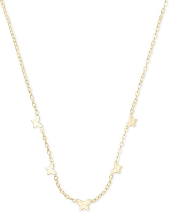 Kendra Scott Lillia Butterfly Strand Necklace in 14k Gold-Plated Brass, Fashion Jewelry for Women | Amazon (US)