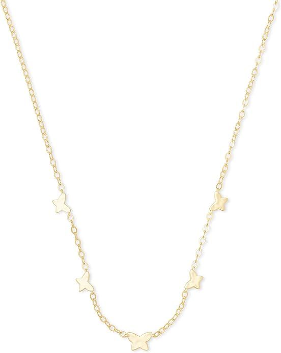 Kendra Scott Lillia Butterfly Strand Necklace in 14k Gold-Plated Brass, Fashion Jewelry for Women | Amazon (US)