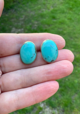 Sterling Silver Turquoise Earrings Handcrafted  | eBay | eBay US