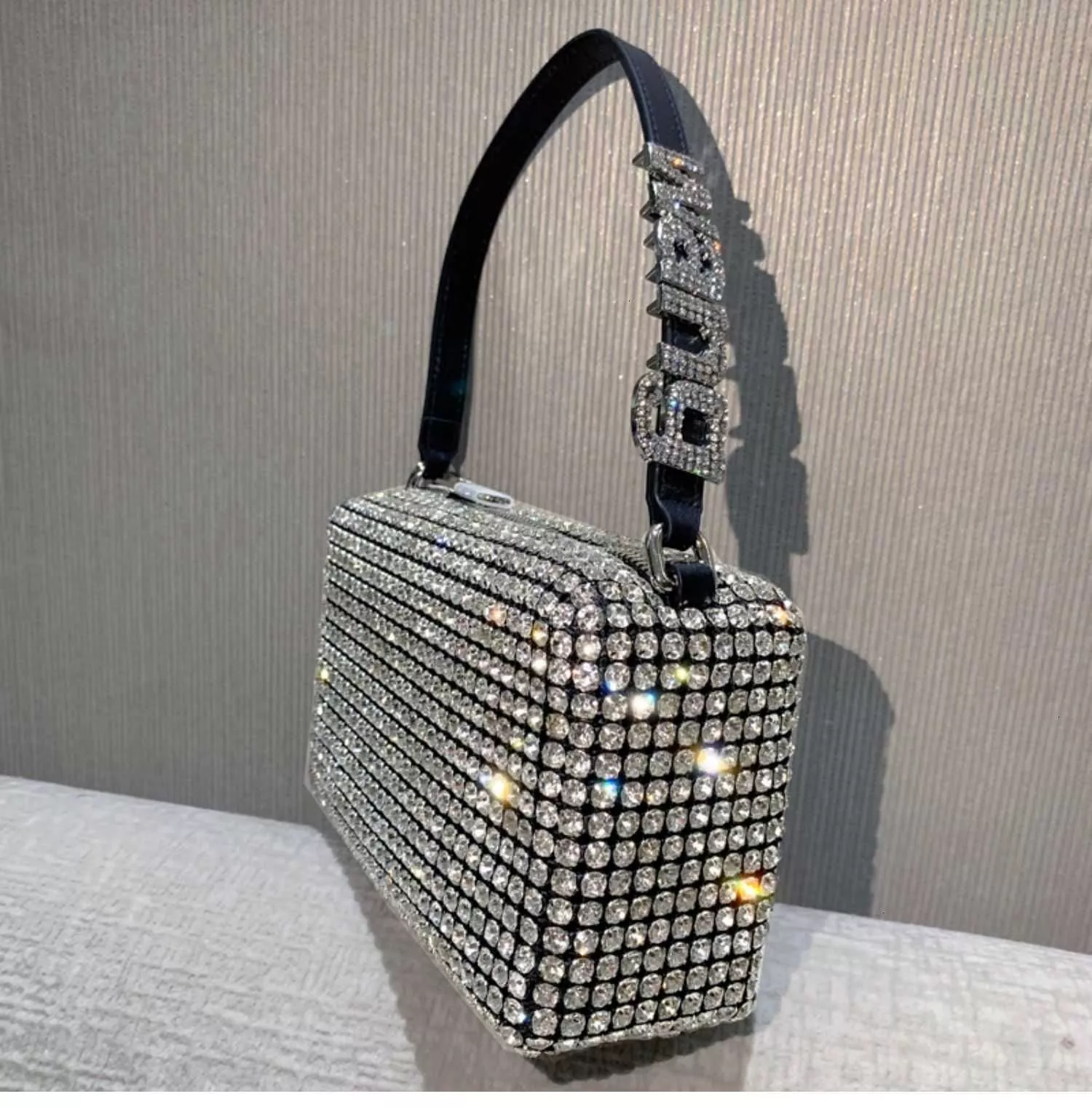 A dupe for the Alexander Wang Heiress Rhinestone Pouch! This one