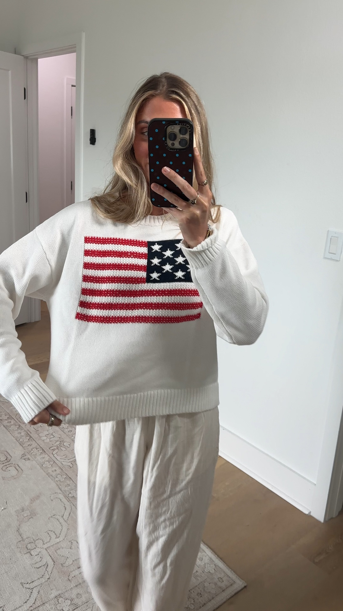 Old navy size XS Seaside Cotton Long-Sleeve Flag Sweater

#LTKootd #LTKSeasonal #LTKSaleAlert
