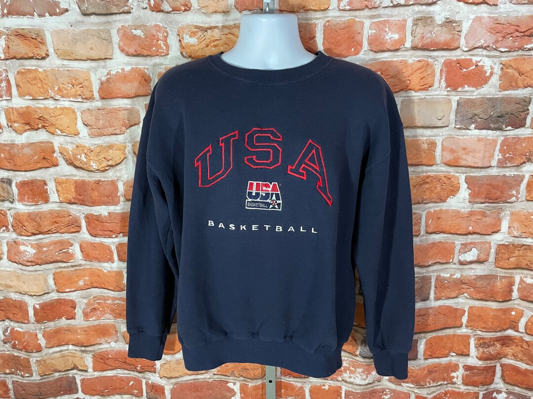 vintage 90s USA Olympic Basketball sweatshirt - sz L - Dream Team grunge | Etsy (US)
