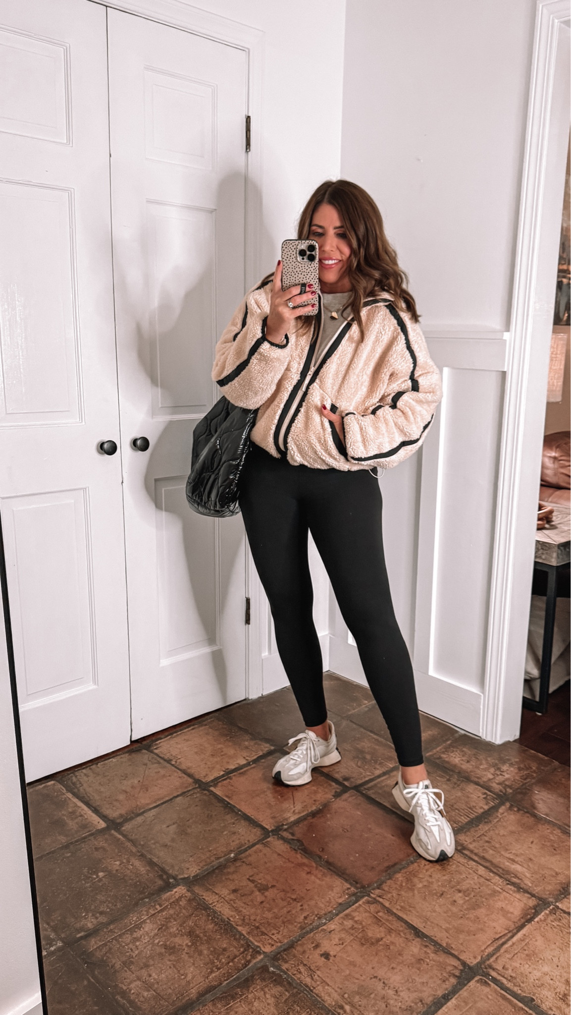 These Sherpa jackets from Target are the best!! So warm and cozy and still on sale through tomorrow for 30% off!

I am wearing a size large 

My ultra high-rise leggings are also on sale $40 off. I’m wearing a size medium. 



#LTKCyberWeek #LTKFindsUnder50 #LTKSaleAlert