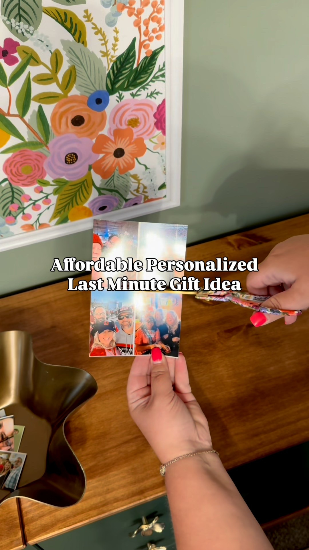 These mini vintage inspired picture frames make the cutest magnets! I did a 4 photo collage on a standard 4”x6” photo then cut them apart, taped them on the frame & added adhesive magnets! I did add a touch of super glue bc I found the adhesive on some of the magnets didn’t stick as well  

#LTKHome #LTKHoliday #LTKGiftGuide