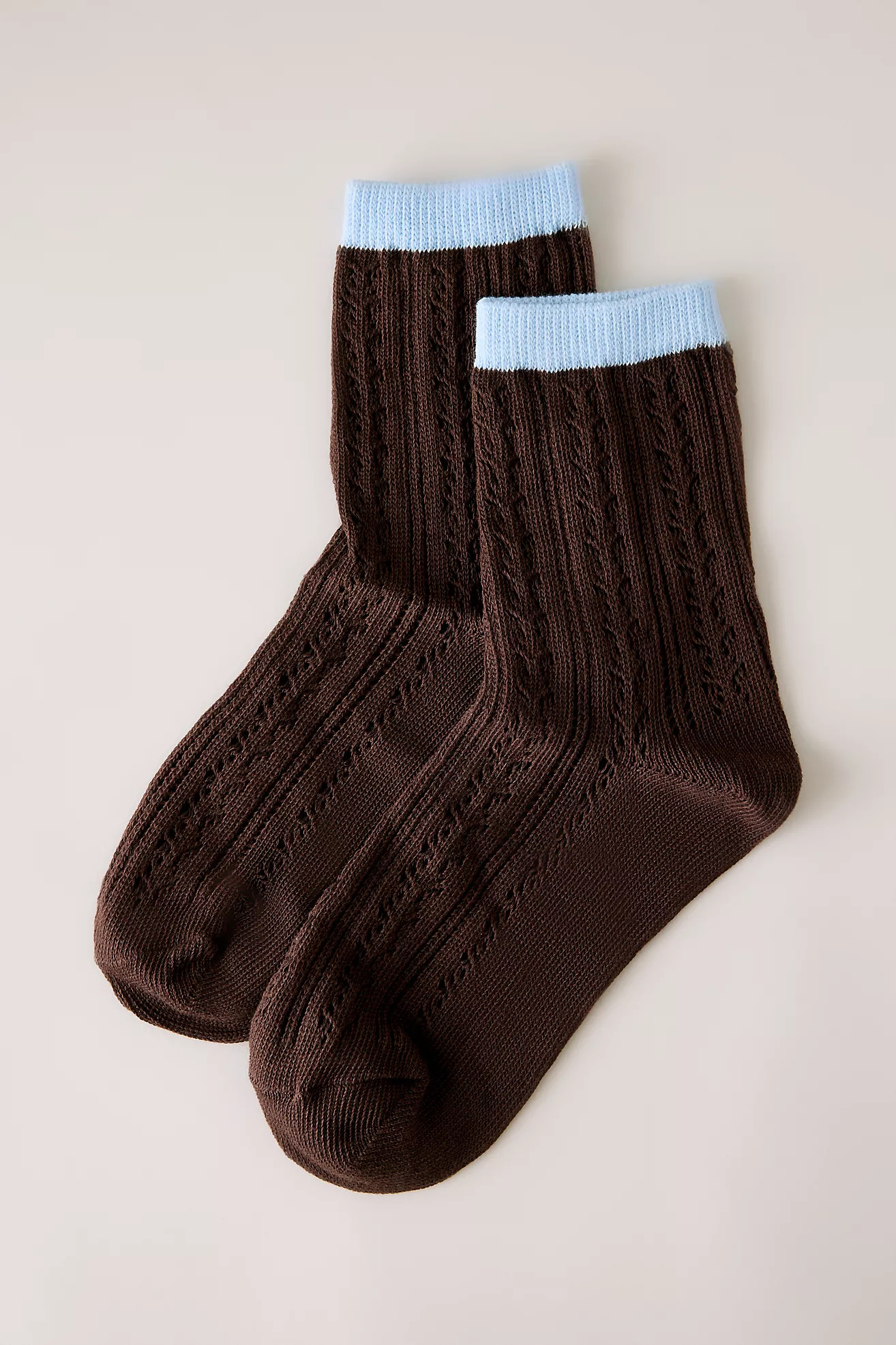 Pointelle-Kontrast-Socken | Anthropologie (EU)