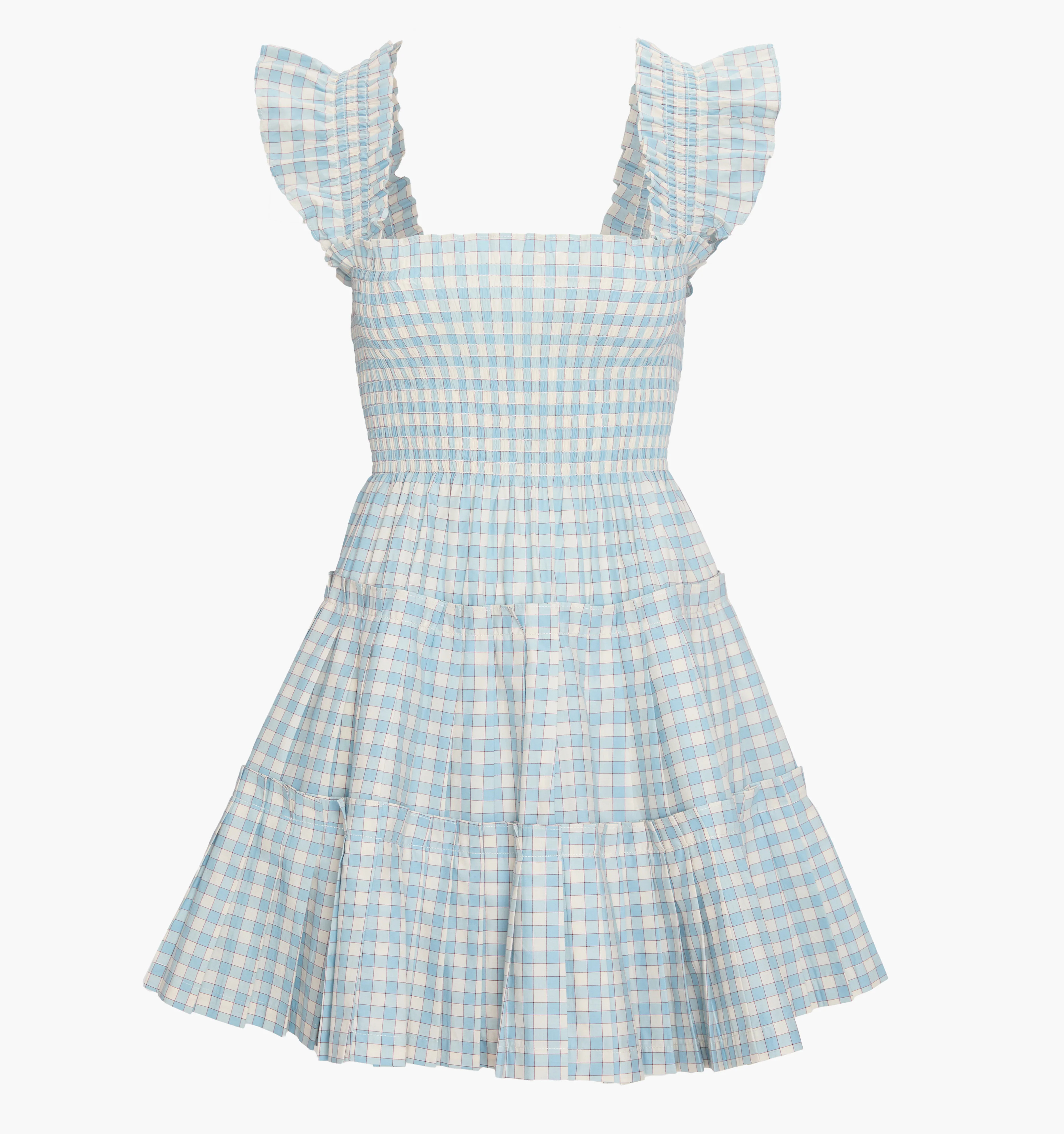 The Charlotte Nap Dress | Blue/Red Gingham / XXXS | ® | Hill House Home | Hill House Home US