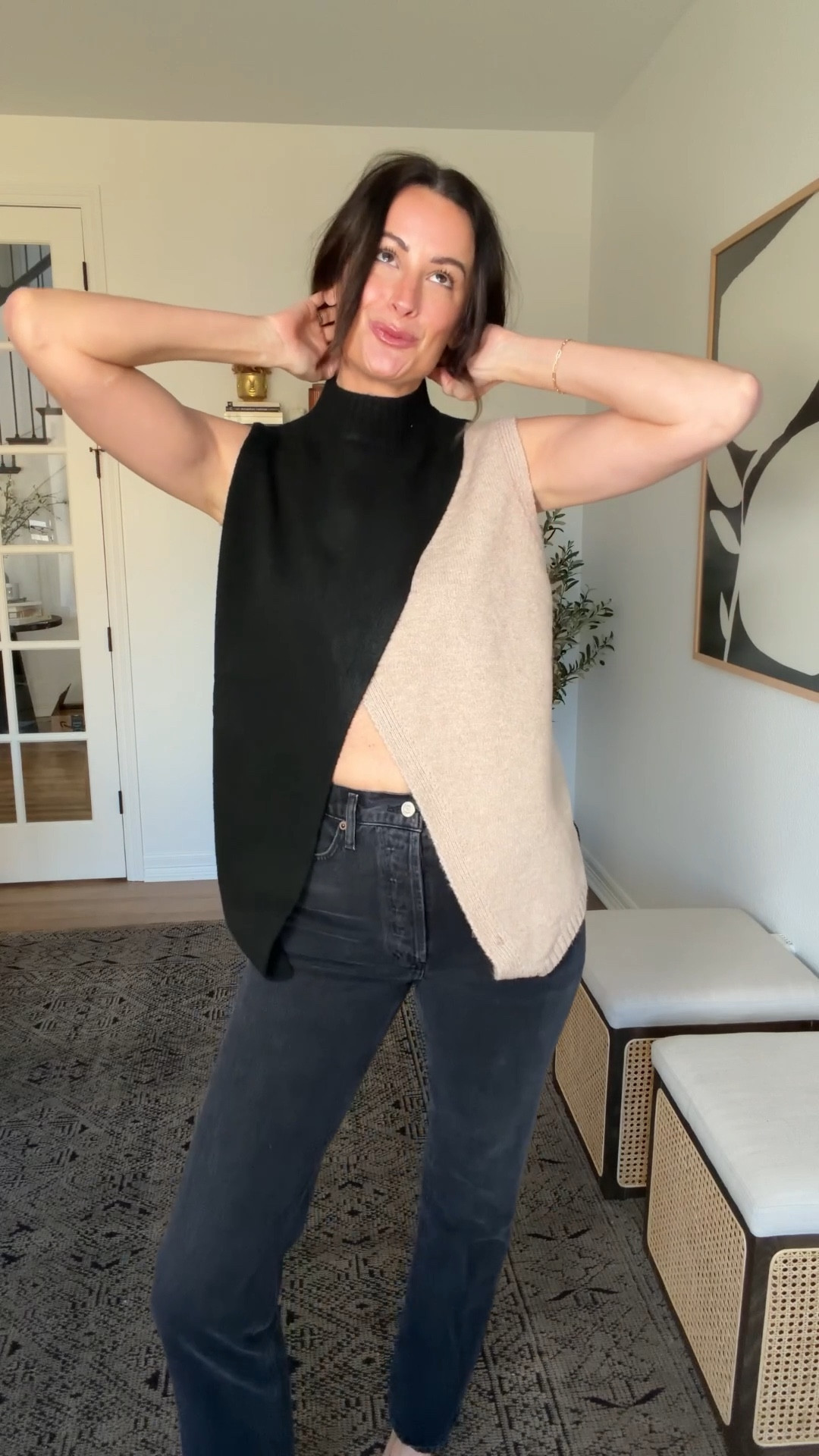 Date night (do you go on enough dates with your spouse?) Obsessed with this sleeveless sweater top from Amazon! It comes in a bunch of colors and I’m wearing a S! It’s super soft and would also look great with shorts or blue jeans ❤️ 

#LTKootd #LTKgrwm #LTKTall