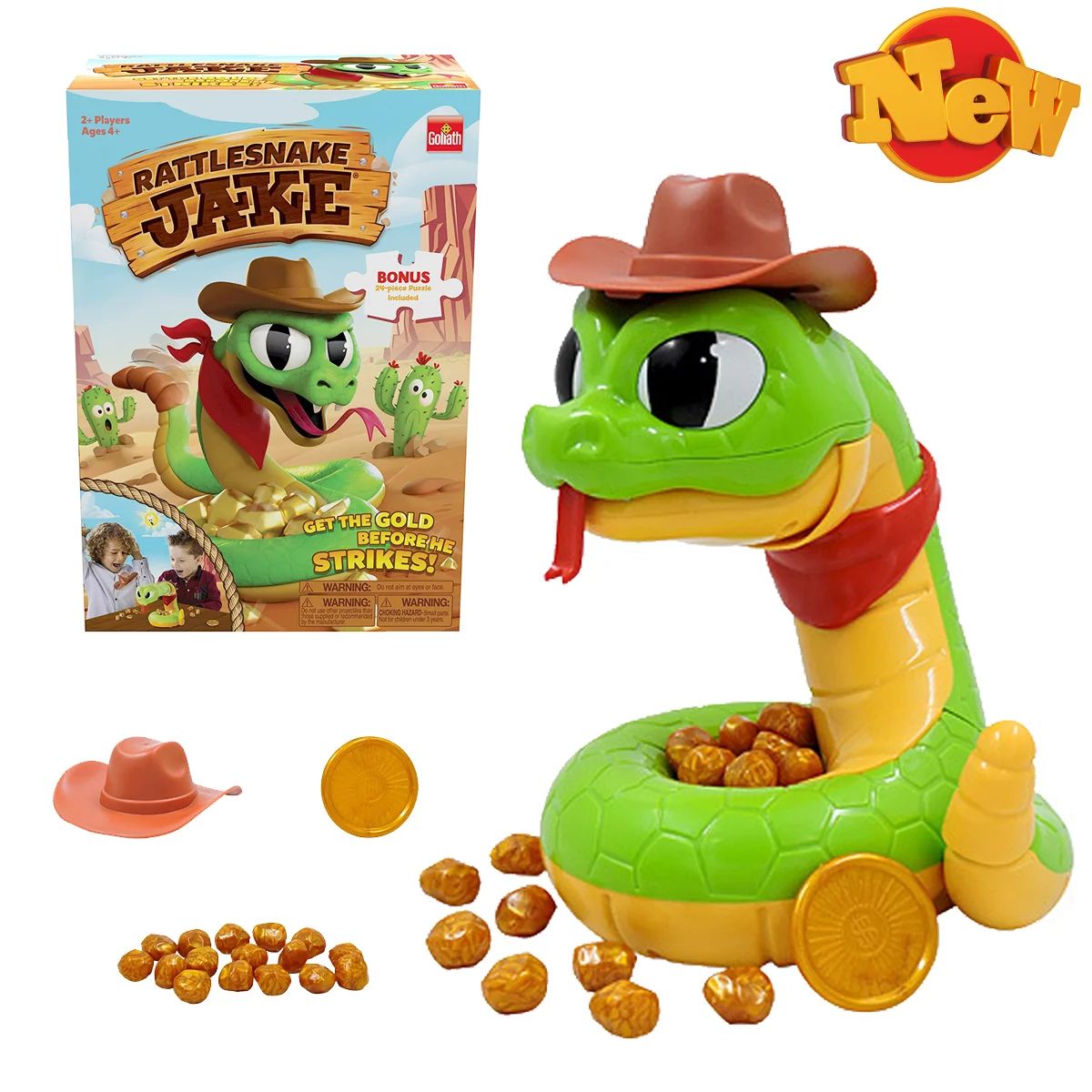 Rattlesnake tricky scary be careful to stimulate the decompression snake toy, Snake Attack Kids B... | Walmart (US)