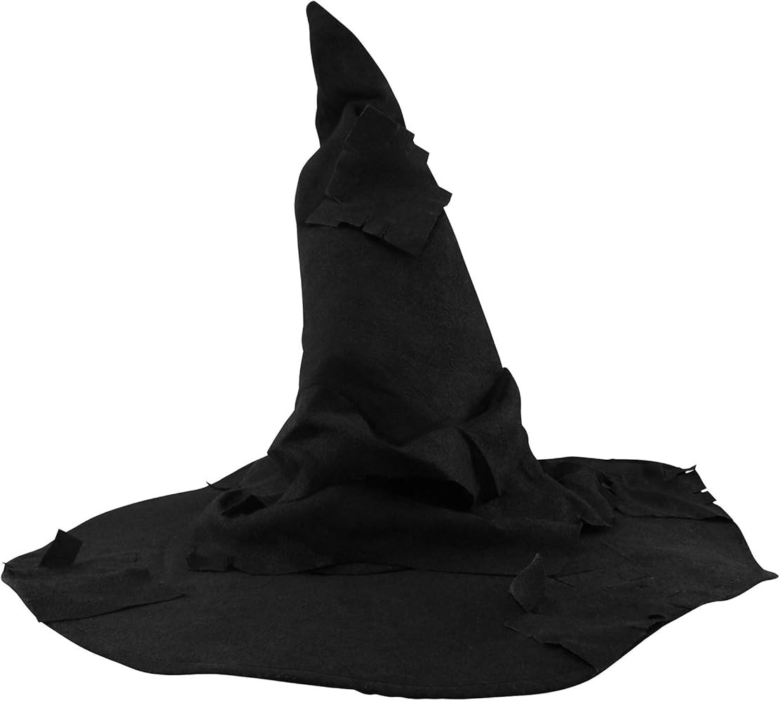 Nicky Bigs Novelties Adult Tattered Scarecrow Witch Hat Distressed Wizard Costume Hat Sorcerer Co... | Amazon (US)