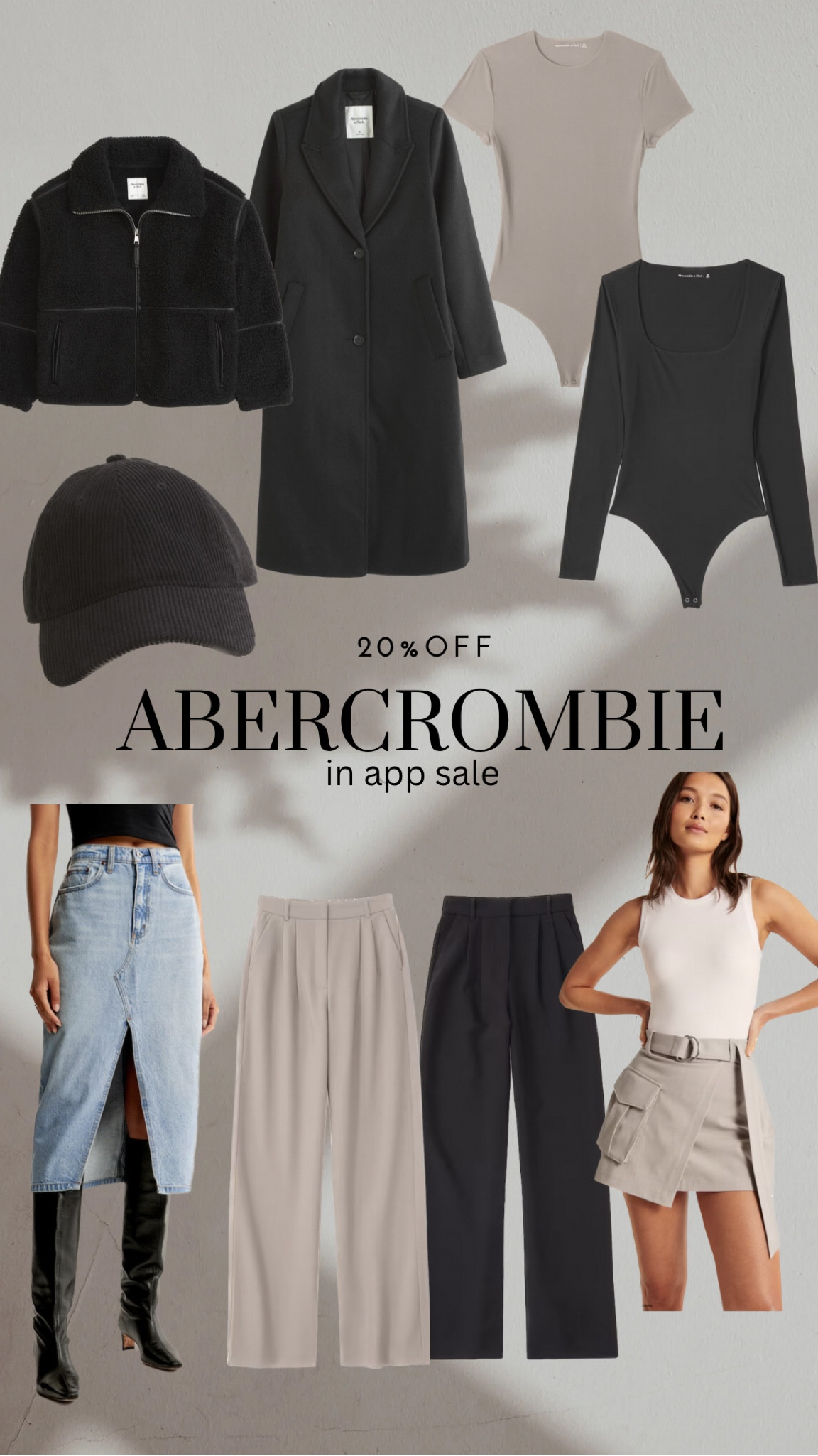 Fall sale finds
Denim skirt
Trouser slacks 
Fall skirt 
Oversized jacket
Bodysuits 
Outfit inspo 

#LTKsalealert #LTKSeasonal #LTKstyletip