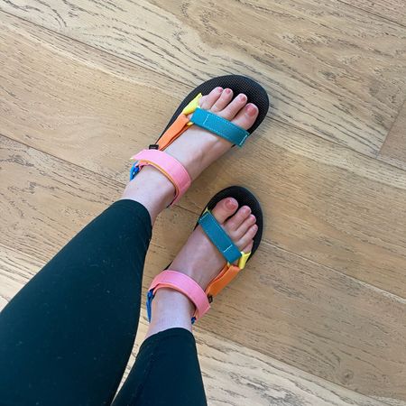 Rainbow Tevas sandals // true to size and so comfortable // Amazon Find // Teva Women’s Sandal // perfect for beach, pool, hiking 

#LTKunder50 #LTKsalealert #LTKunder100