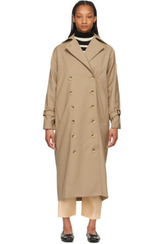 Totême - Beige Signature Trench Coat | SSENSE