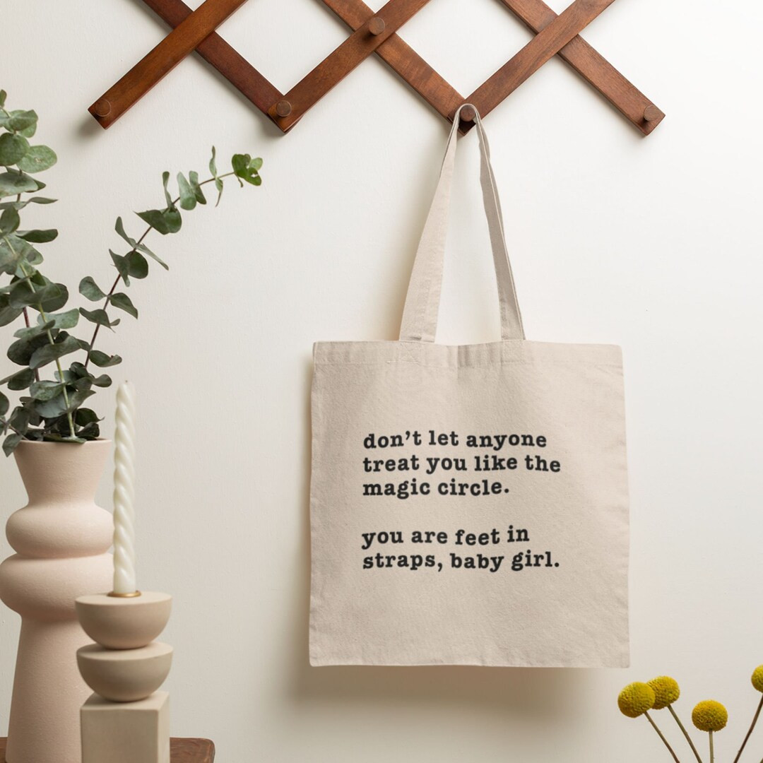 Magic Circle Pilates Tote Bag Feet in Straps Pilates - Etsy | Etsy (US)