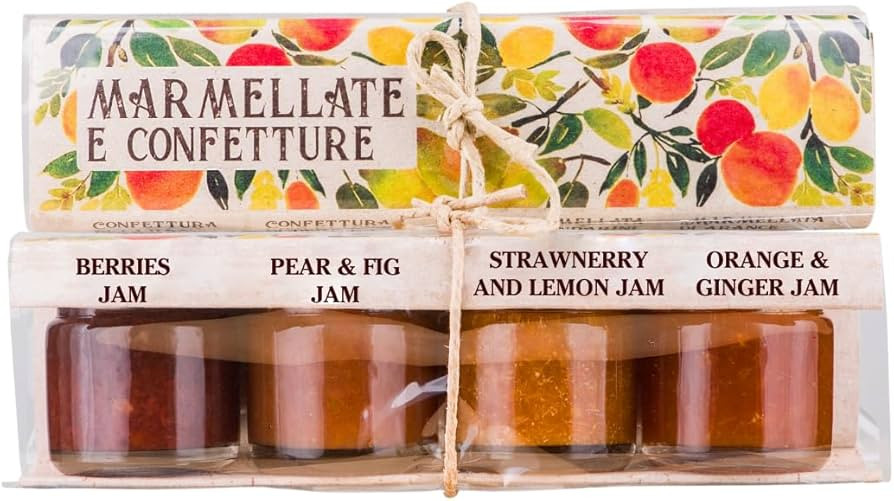 ARTIGIANI DEI SAPORI - Mini Marmalade, Jam Sweet Spread Gifts 1.3 oz each, Mixed Berries Jam, Str... | Amazon (US)