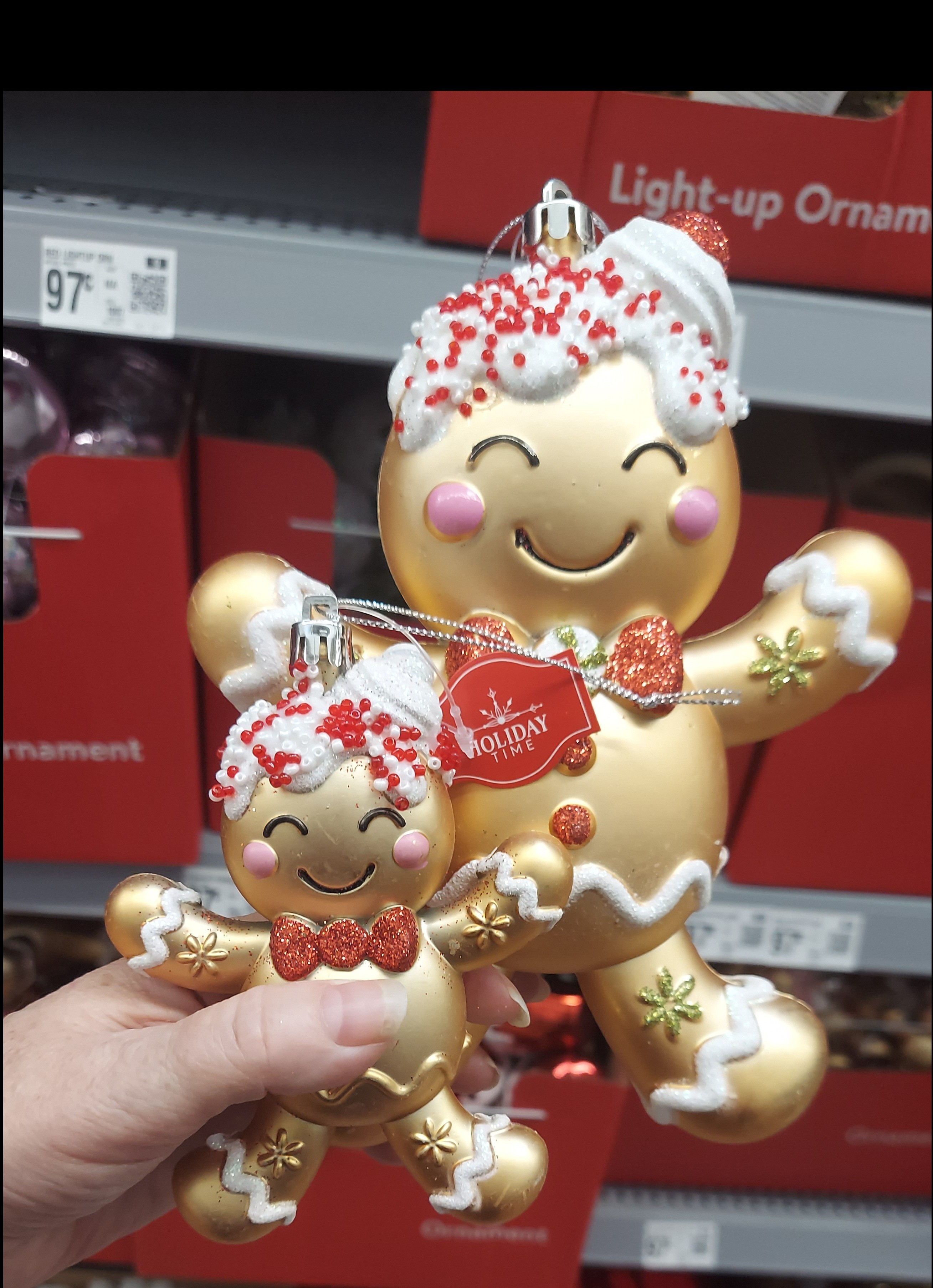 Adorable gingerbread ornaments for Christmas 

#LTKSeasonal #LTKHome