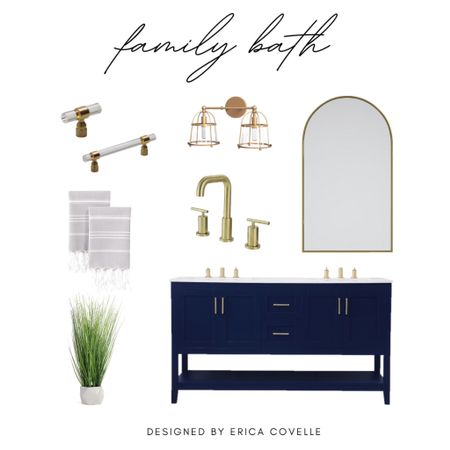 We loved the playful look of the #familybathroom we designed over the #designsbyerica Grove Street project! 

Is your #bathroom in need of an update?! 

#Shopthelook then head on over to our main page for more #homedesign inspo.

#designingrealestatesuccess #realtorinteriordesigner