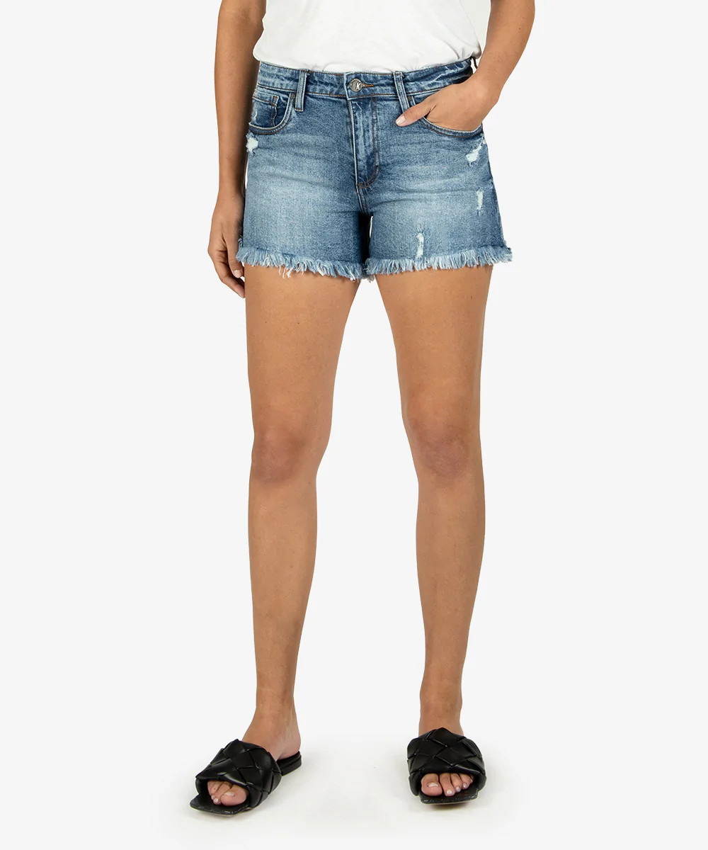 Jane High Rise Short (Instruction Wash) - Kut from the Kloth | Kut From Kloth