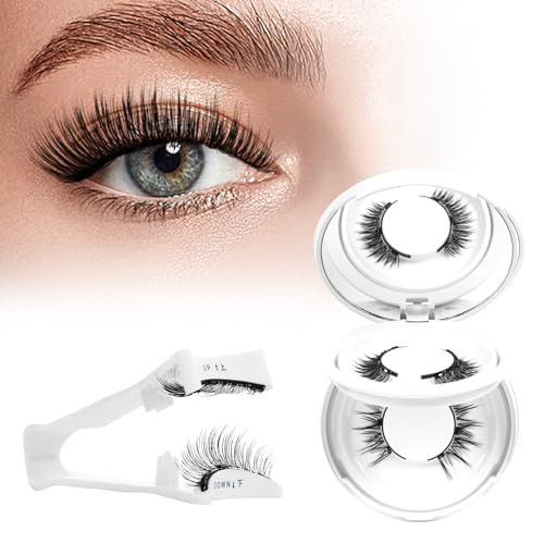 Higu clace Magnetic Eyelashes with Applicator 2 Pairs Magnetic Lashes Natural Look Wispy Magnet Lashes Easy to Wear and Remove（DJCX-A+B01) | Amazon (US)
