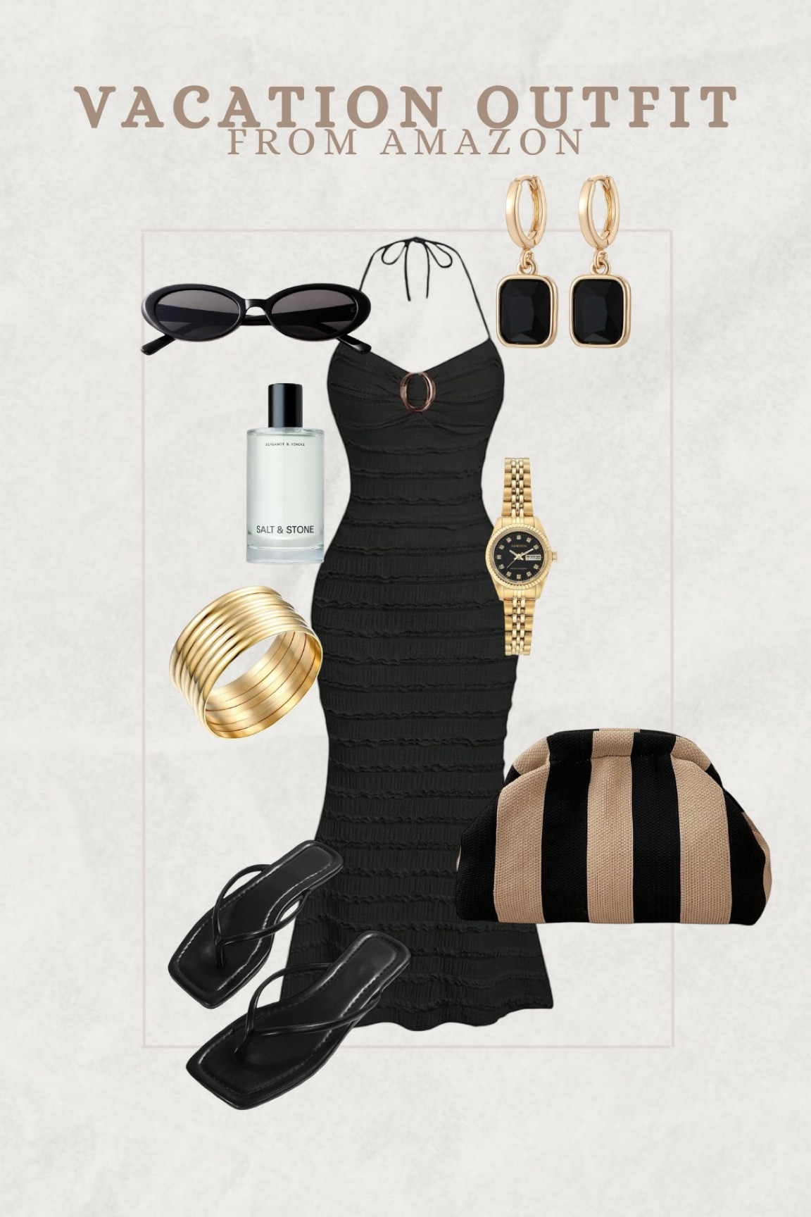 Vacation outfit #beachvacation #springbreakoutfit #vacationoutfit #outfitinspo #warmweatheroutfit #summeroutfit #blackdressoutfit #resortwear

#LTKTravel #LTKFindsUnder50