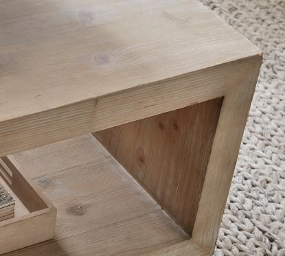 Folsom Rectangular Coffee Table (58") | Pottery Barn CA
