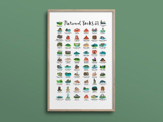 National Parks paint by number kit/color by number kit/custom | Etsy | Etsy (US)