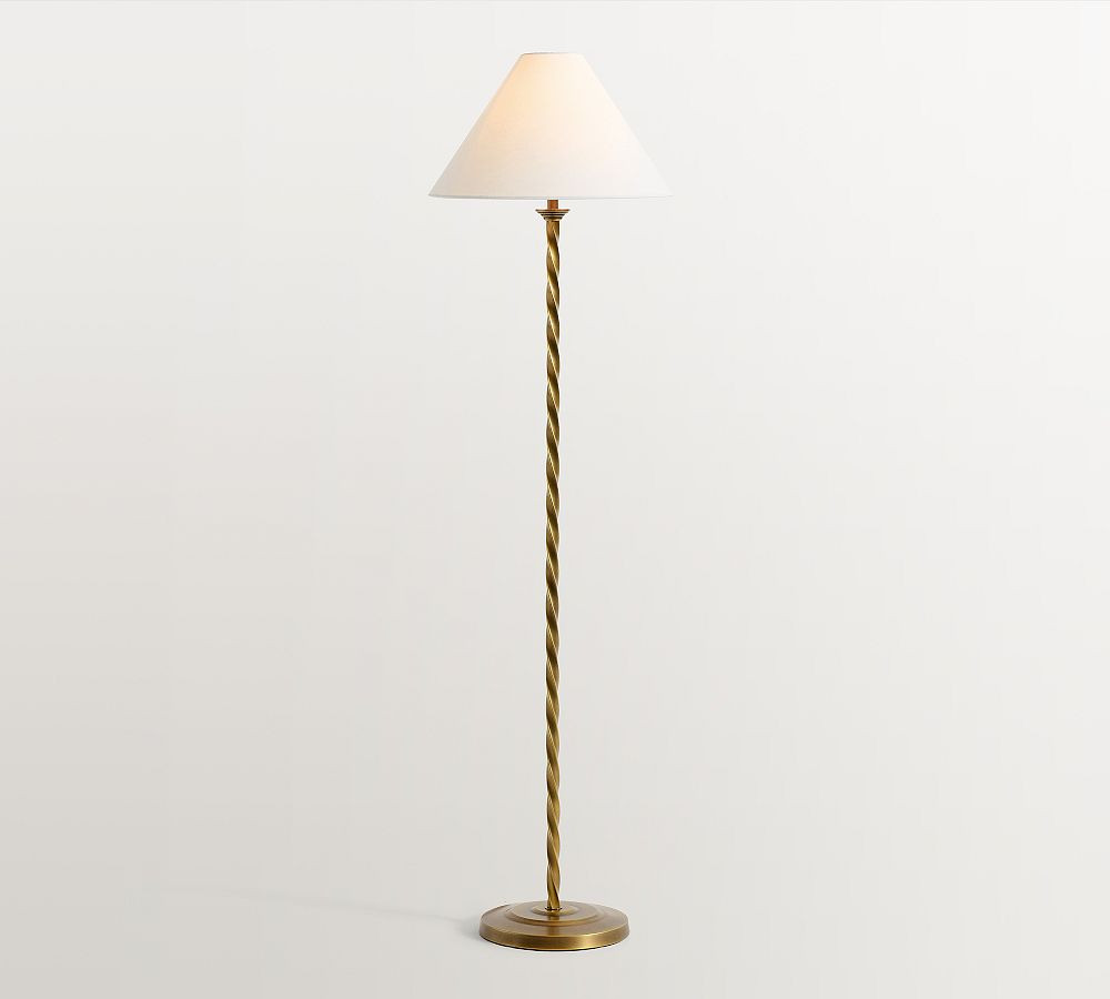 Harper Twisted Metal Floor Lamp (59") | Pottery Barn (US)