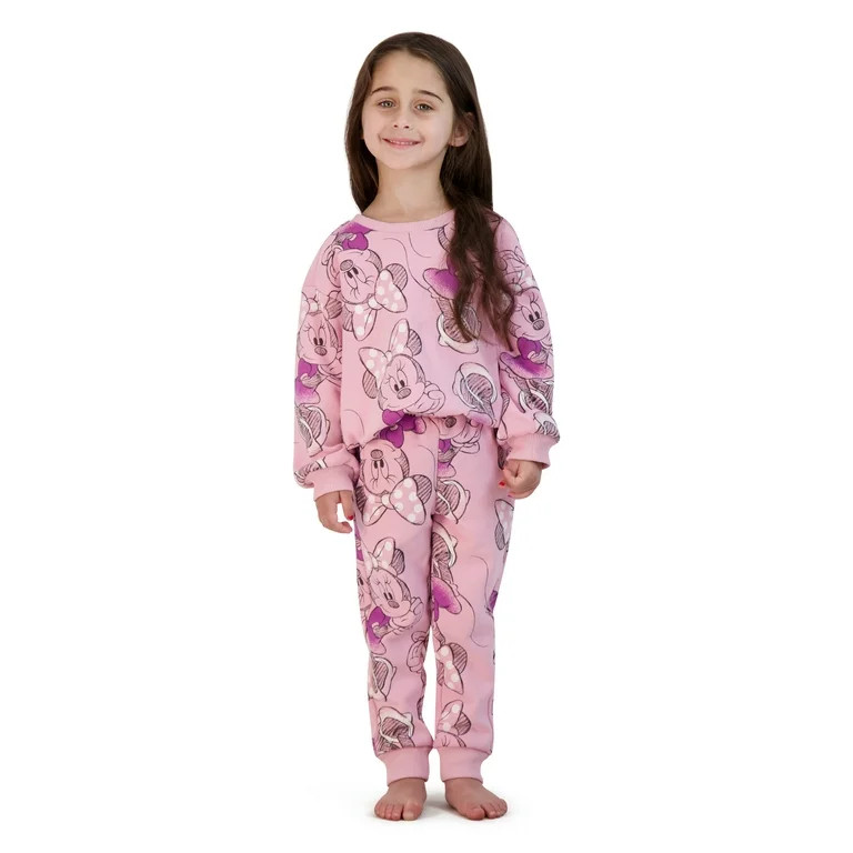 Minnie Mouse Toddler Girls Jogger Set, Sizes 18 Months-5T | Walmart (US)