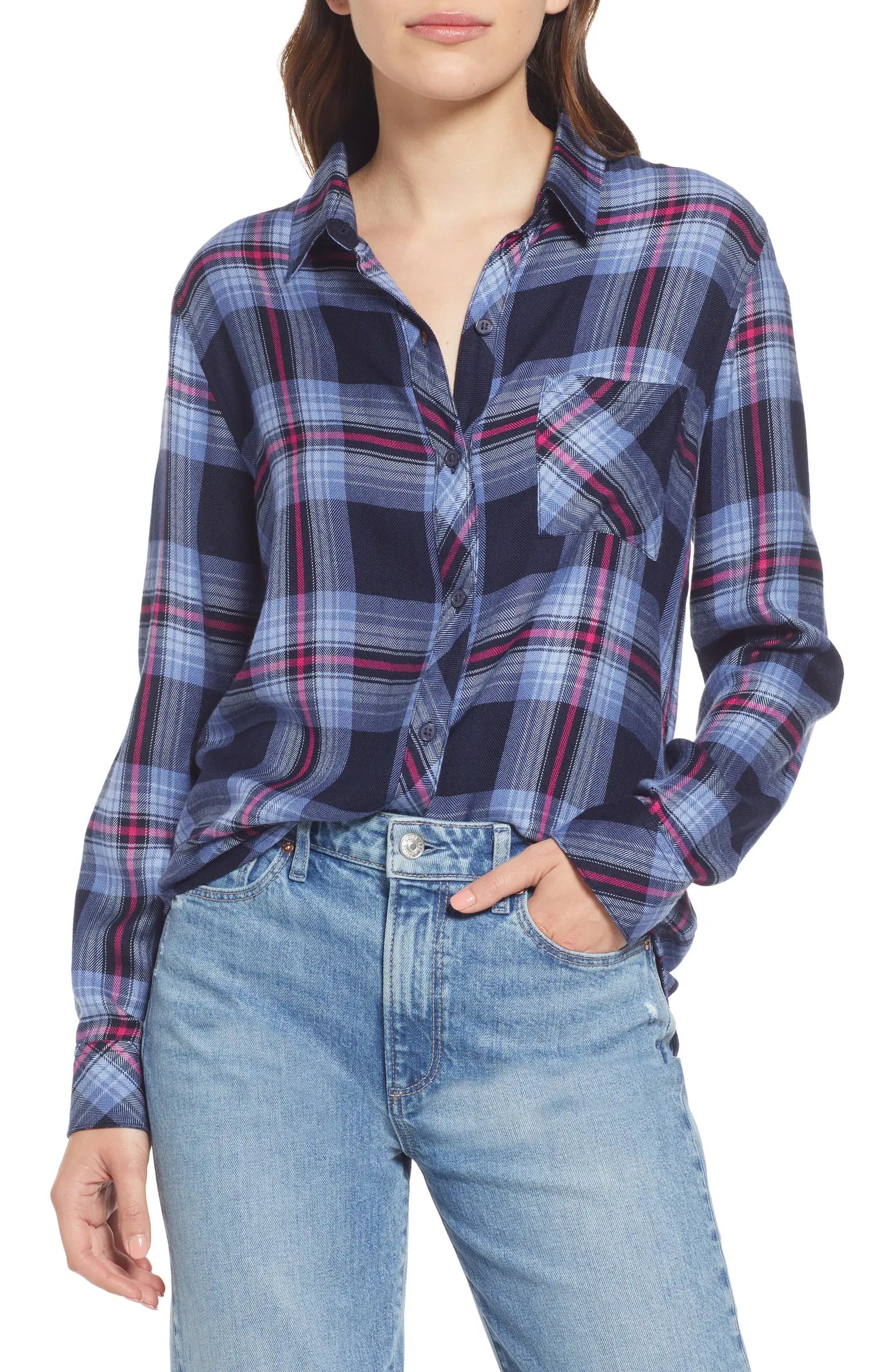 Hunter Plaid Button-Up ShirtRAILS | Nordstrom