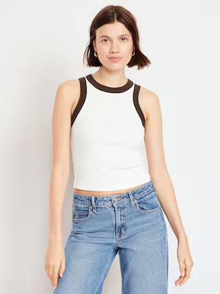 Snug High-Neck Tank Top | Old Navy (US)