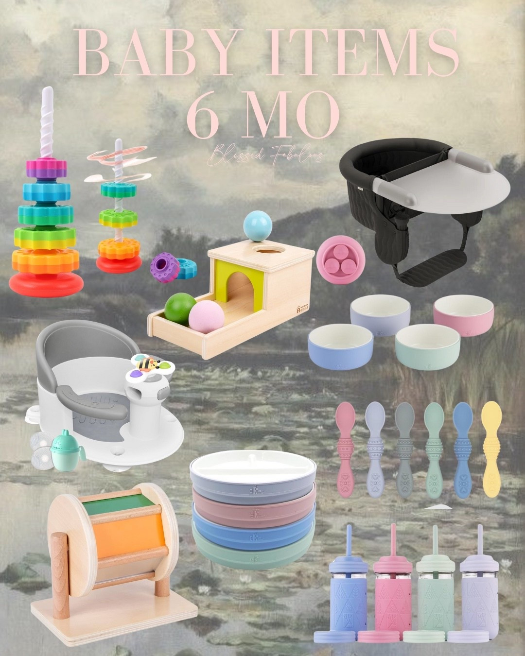 Baby items I’m shopping for 6 months and up! 

Baby led weaning / solid starts essentials. Hook on high chair / lalo. Stacking toys to learn motor skills and coordination. Bath tub seat. Suction cup bowls and plates, silicone and ceramic. Baby straw cups and spoons. Montessori baby toys. 

#LTKHome #LTKKids #LTKBaby