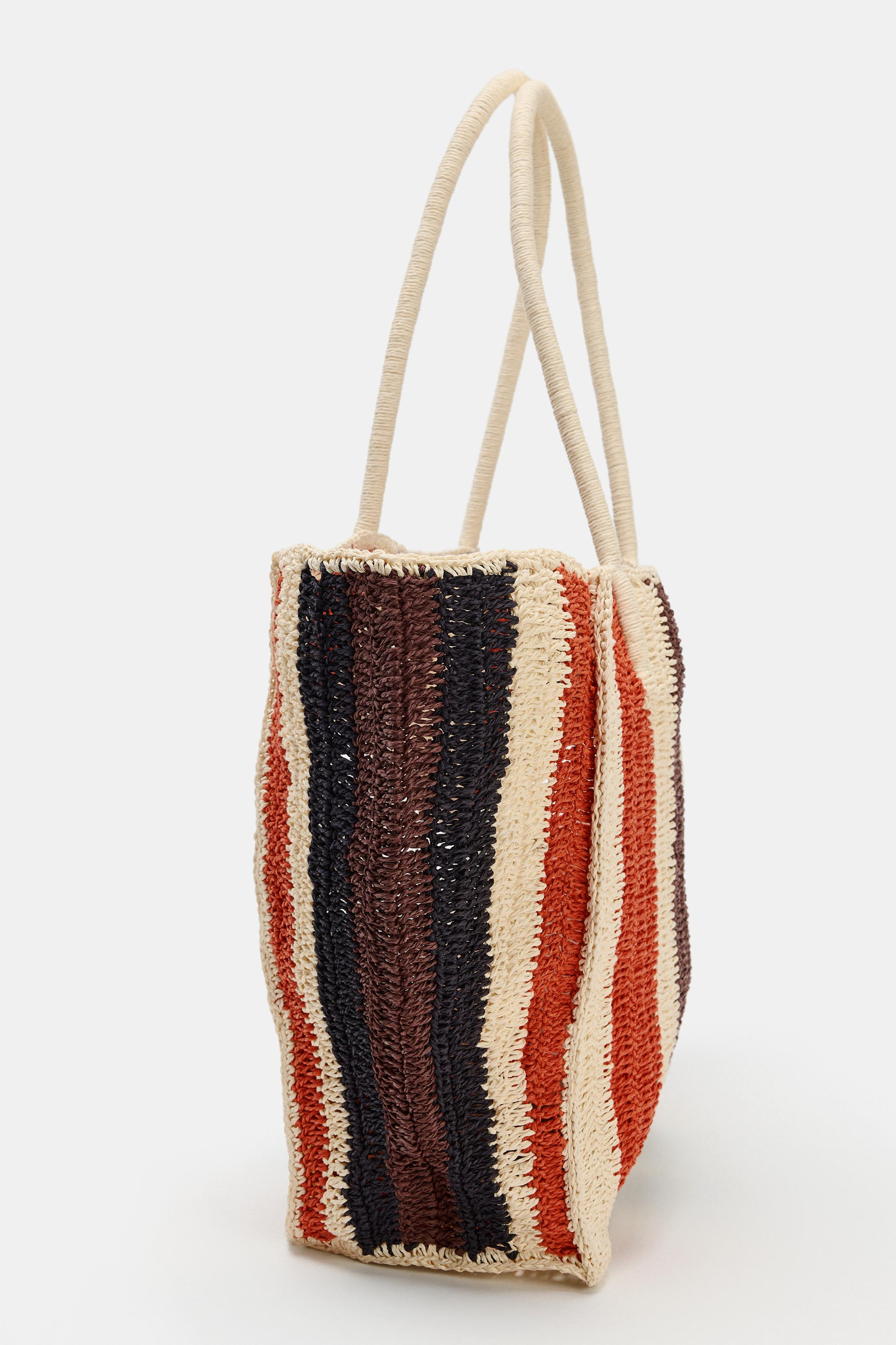 WOVEN PRINT BAG | Zara US