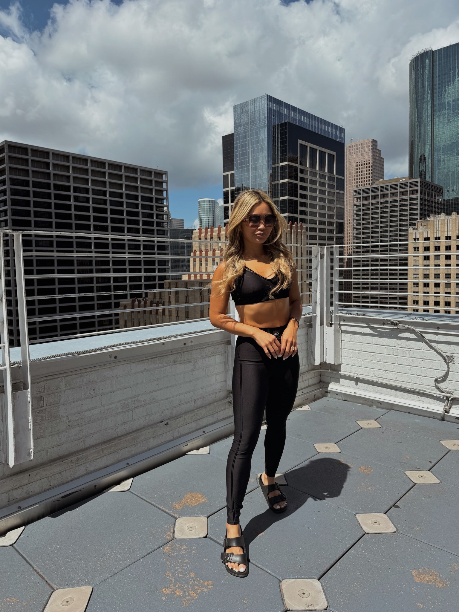 My favorite sweat-wicking set!