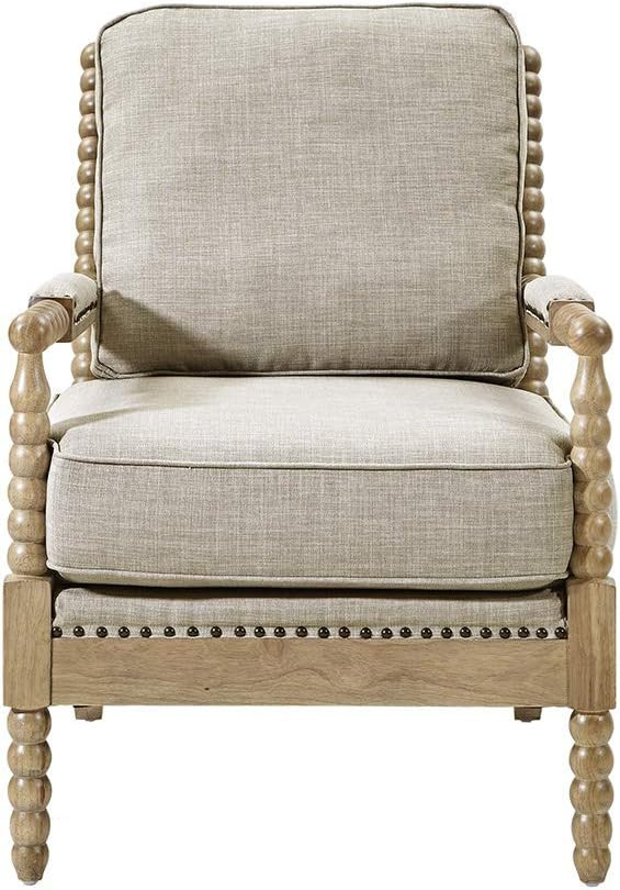 Madison Park Donohue Mid-Century Modern Accent Chairs for Living Room with Nailhead Trim, Solid W... | Amazon (US)