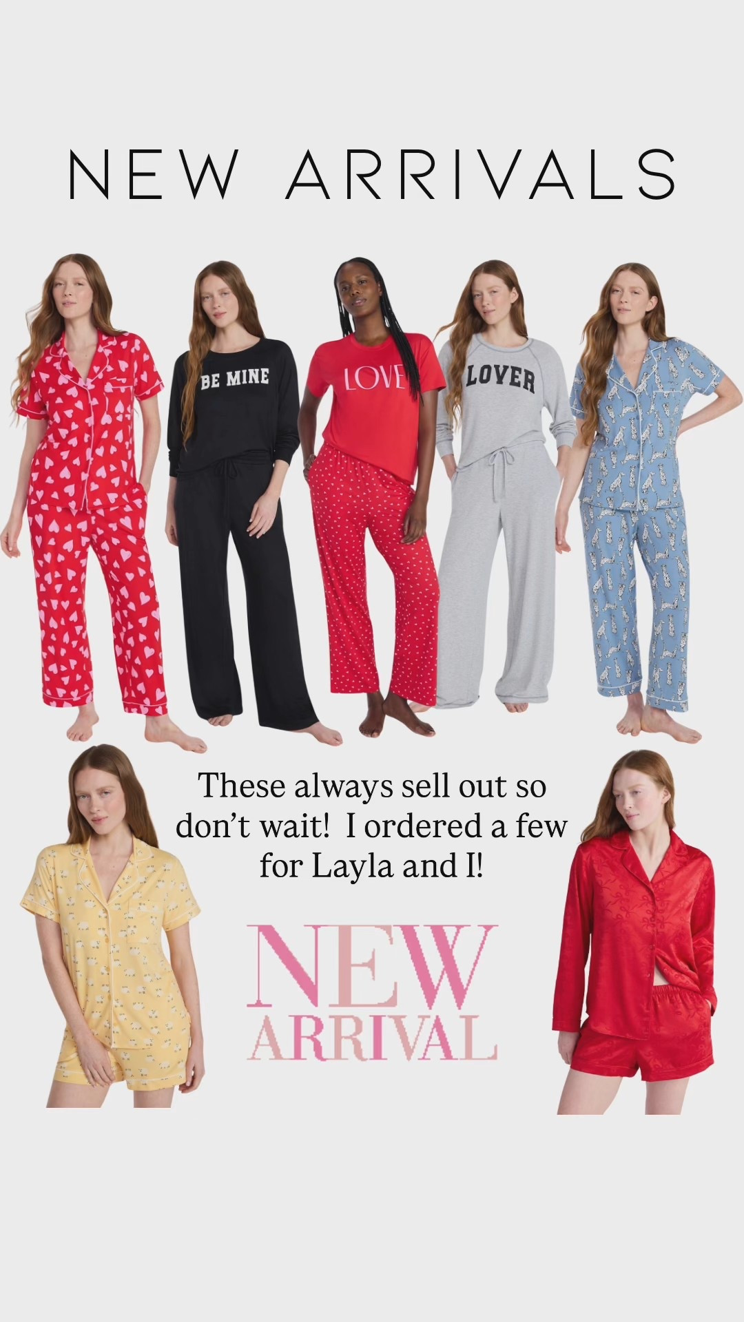 New Joyspun pajama sets @Walmartstyle for Valentine’s Day and spring!#walmartpartner #walmartstyle

I ordered the sheep, dogs, be mine, and hearts for Layla and I! 

#LTKOver40 #LTKMidsize #LTKmomlife