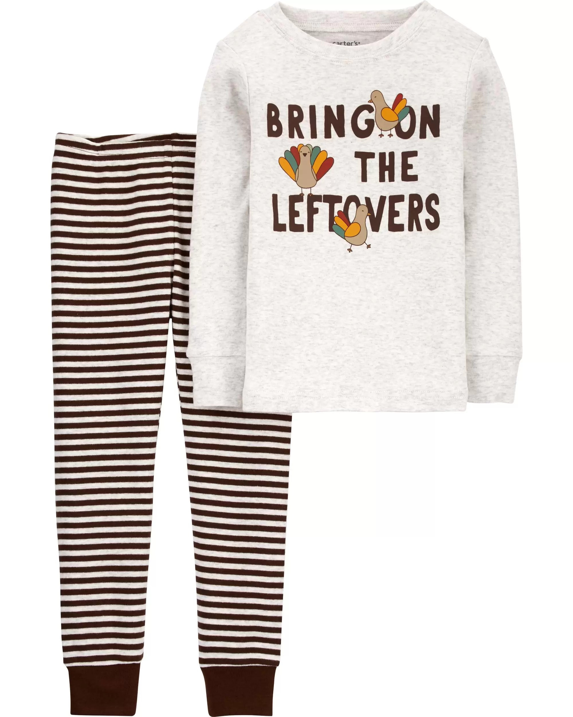 2-Piece Thanksgiving 100% Snug Fit Cotton PJs | Carter's
