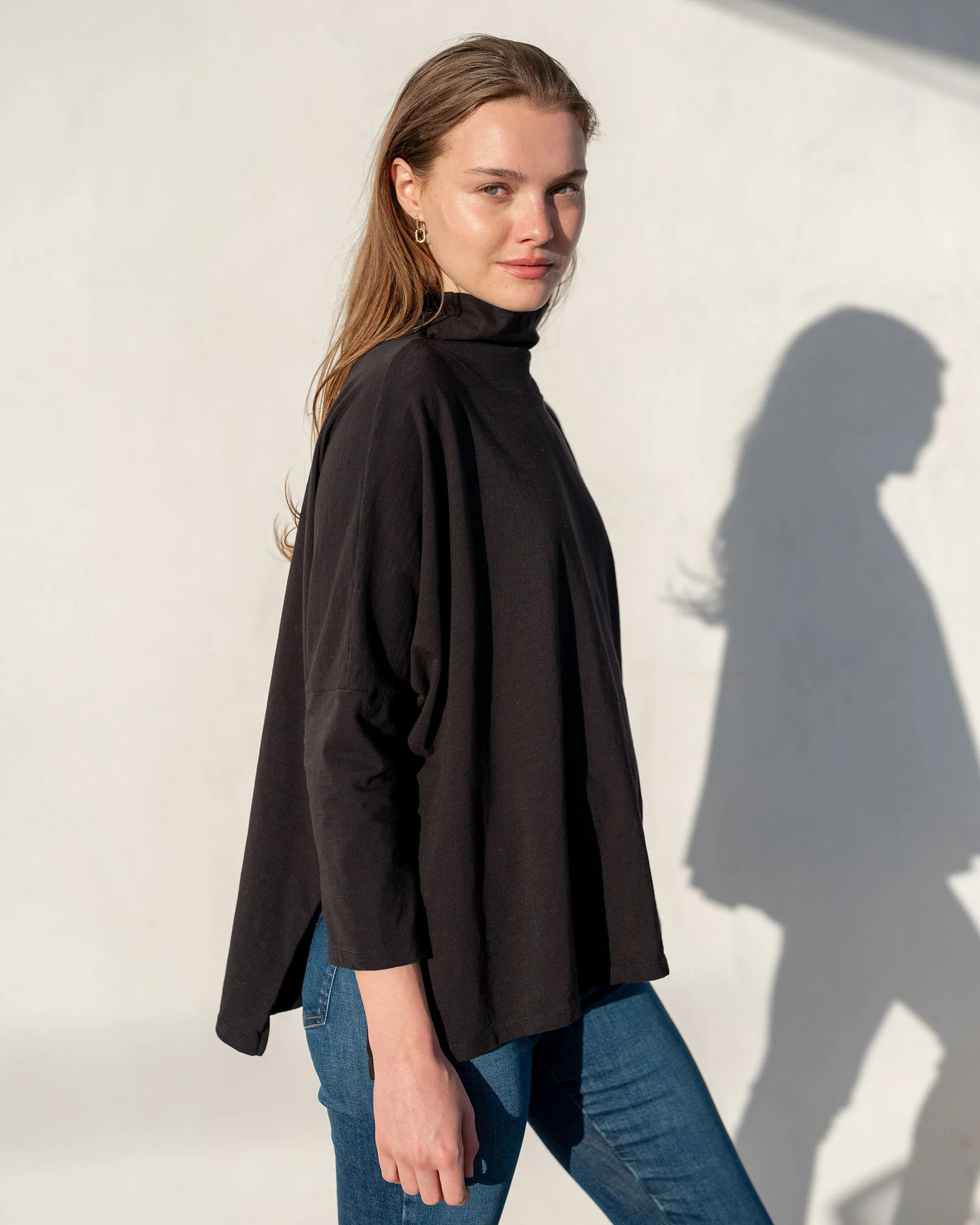 Catalina Turtleneck Tee by Mersea | Travel Tee | MERSEA
