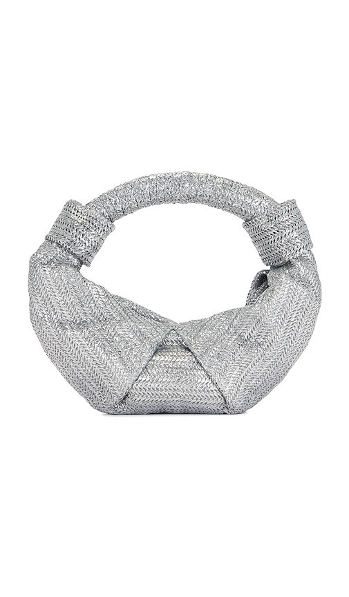 SIMONMILLER Lopsy Bag in Metallic Silver. | Revolve Clothing (Global)