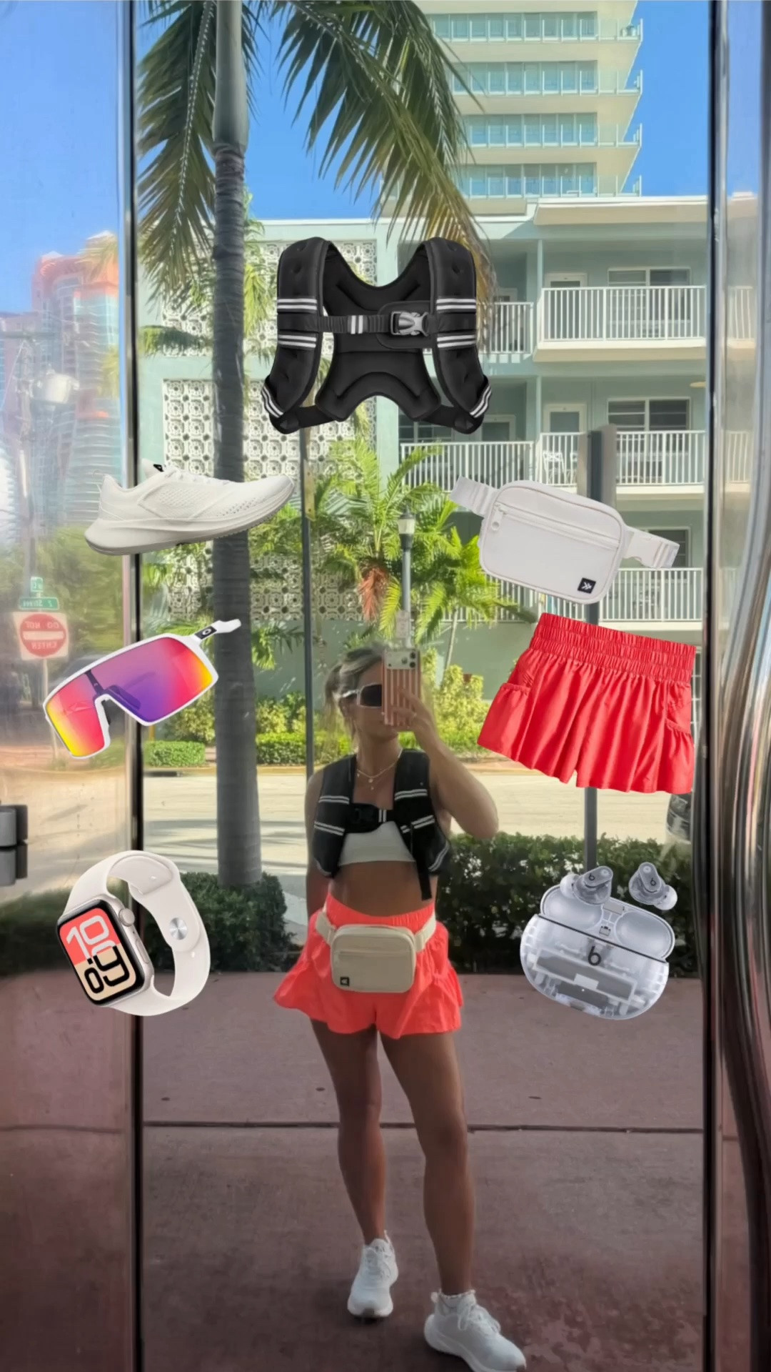 The 10 lb weighted vest IS worth the hype. I notice how much it slows me down so to maintain my normal walking speed, I really have to push myself. **It should be 5-10% of your body weight so keep that in mind!** As a more experienced walker/runner I went for 10%.

#LTKmorningroutine #LTKPetite #LTKfitnessgoals