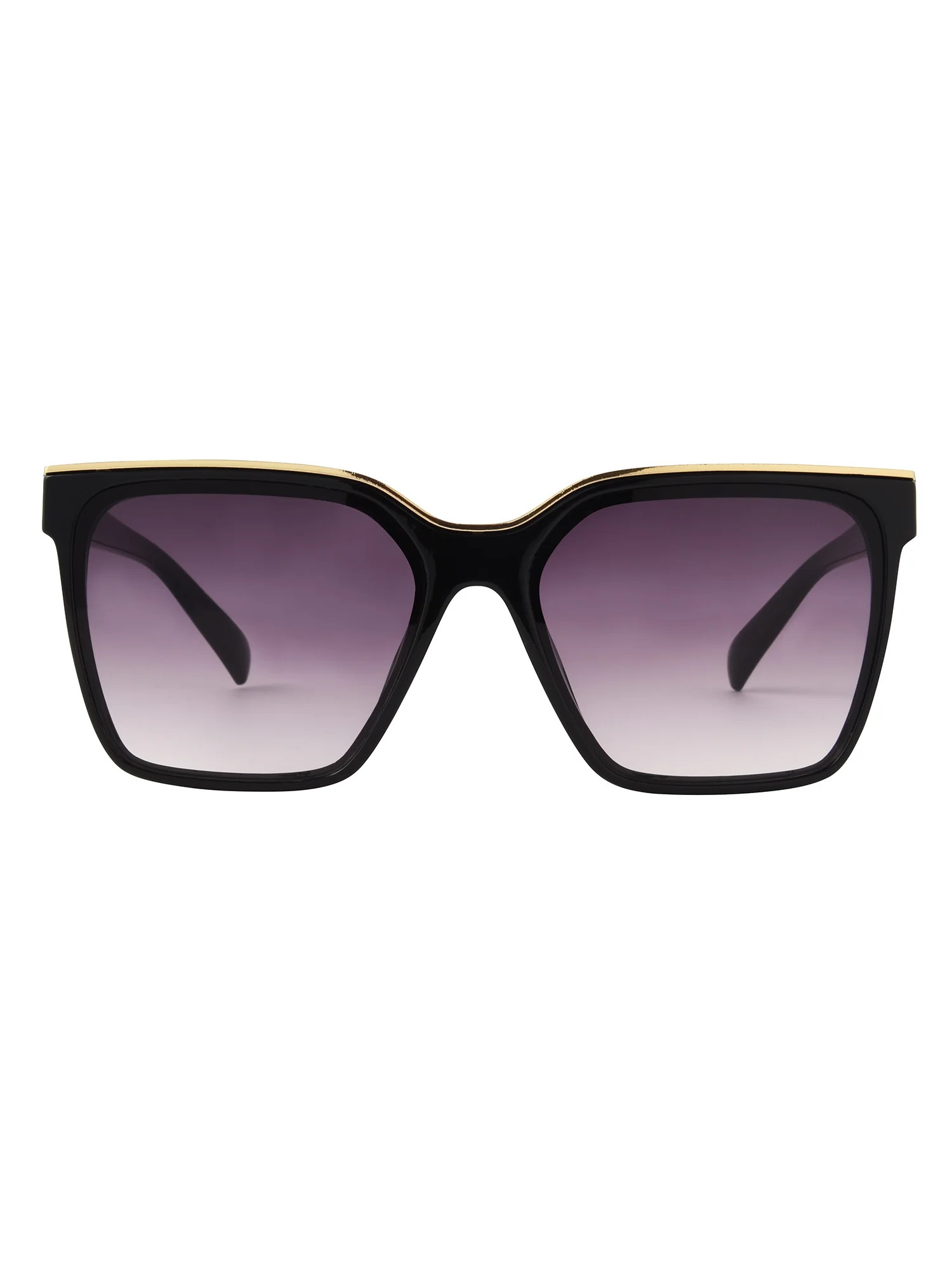 Foster Grant Women's Square Fashion Sunglasses Black | Walmart (US)