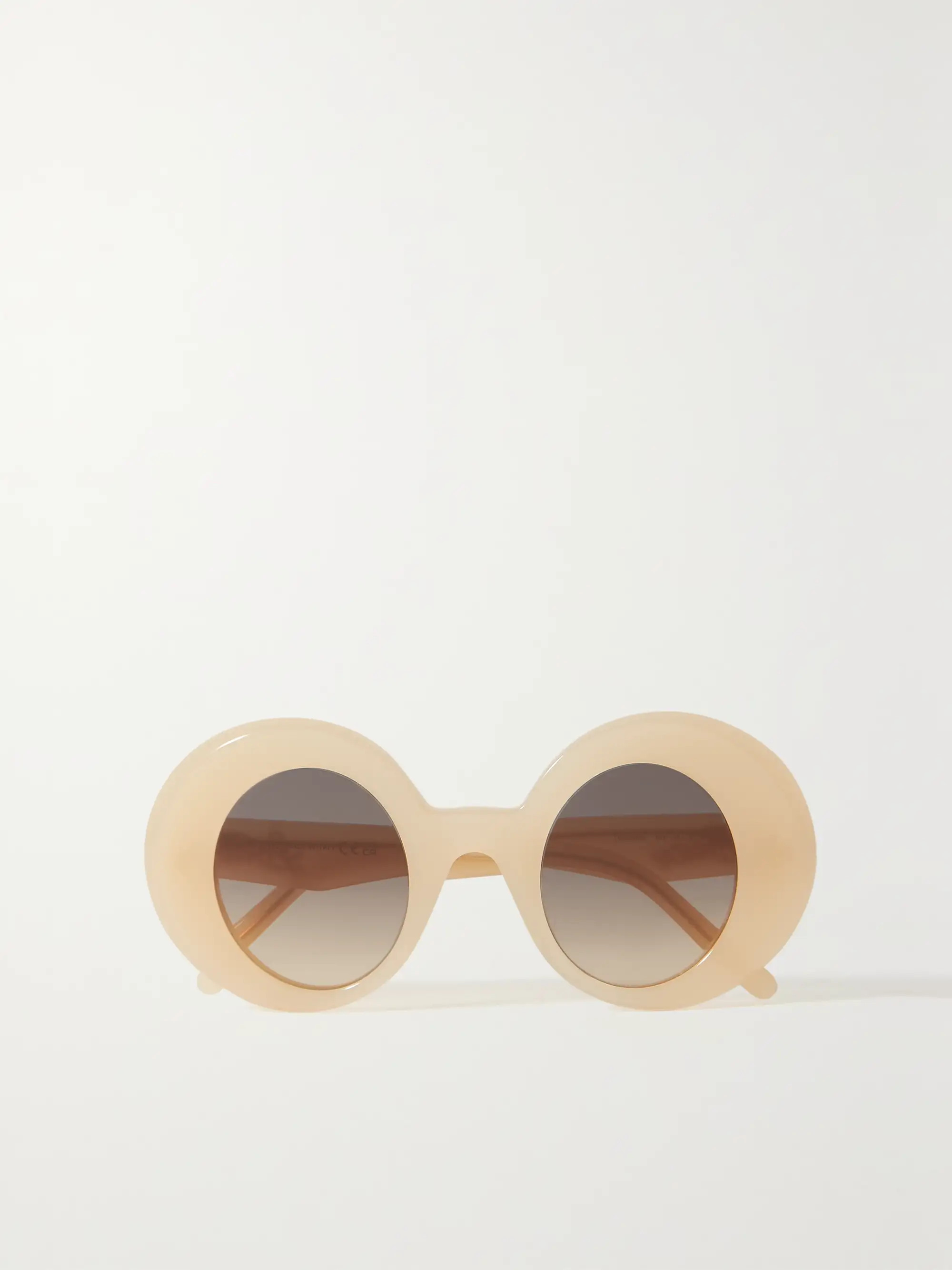 Curve oversized round-frame acetate sunglasses | NET-A-PORTER (US)