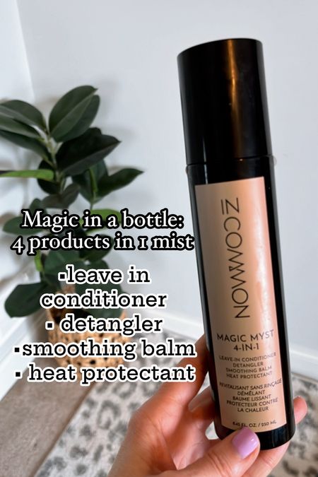 In Common Magic Myst spray is a must for my hair routine! It's an all in one! Leave-in Conditioner, Detangler, Smoothing Balm + Heat Protectant. The best part is it helps detangle for easy brushing and it smells SO GOOD!!
🚨SALE🚨
Code: Mckstylin30 saves 30% through July 7!!!!👏🙌

#LTKBeauty #LTKStyleTip #LTKSummerSales