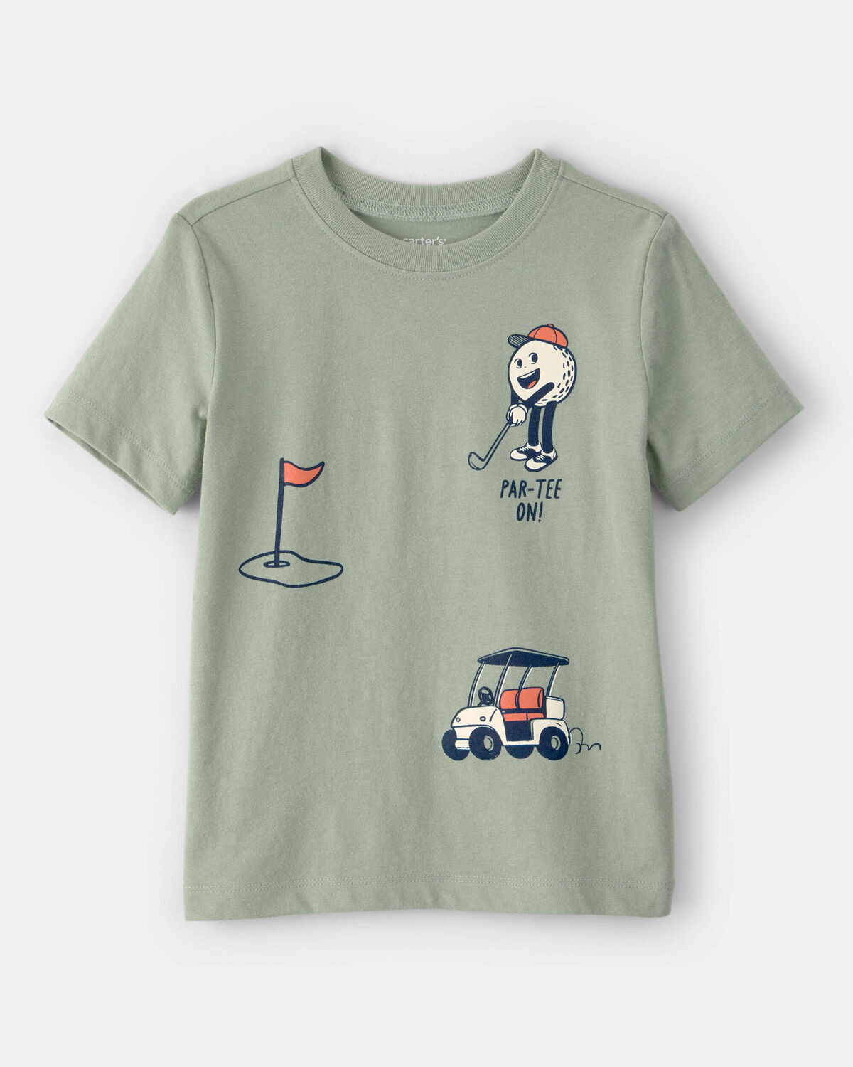 Toddler Boy Golf Graphic Tee - Green | Carter's Inc