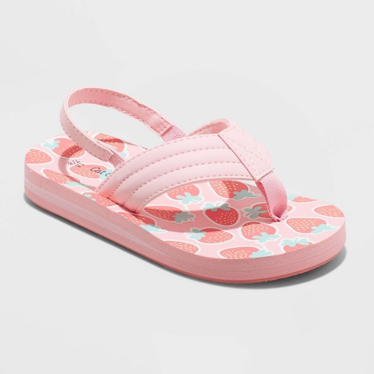 Toddler Girls' Shawn Slip-On Thong Sandals - Cat & Jack™ | Target