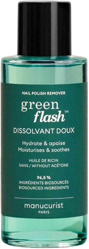 Manucurist - Green Flash Gel Nail Polish Remover - Effective Plant-Based - Acetone-Free - Floral ... | Amazon (US)