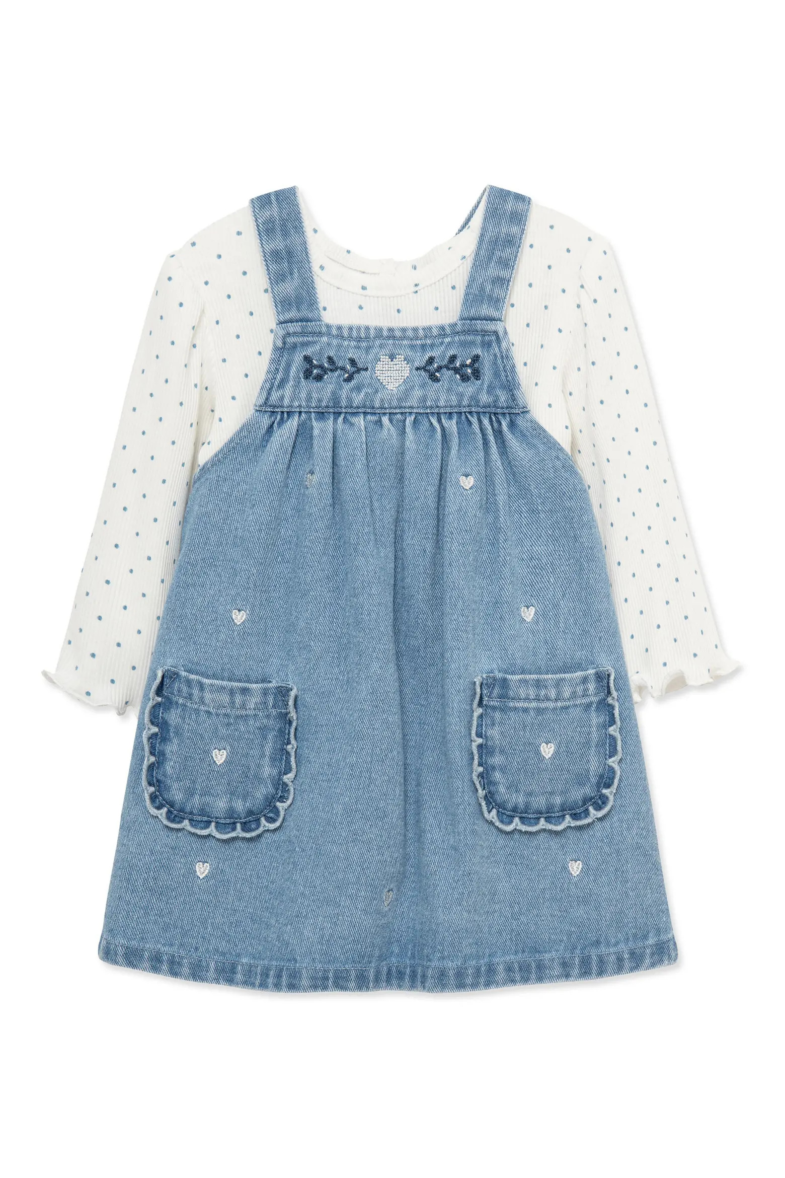 Heart Denim Jumper Set (Women) | Nordstrom | Nordstrom