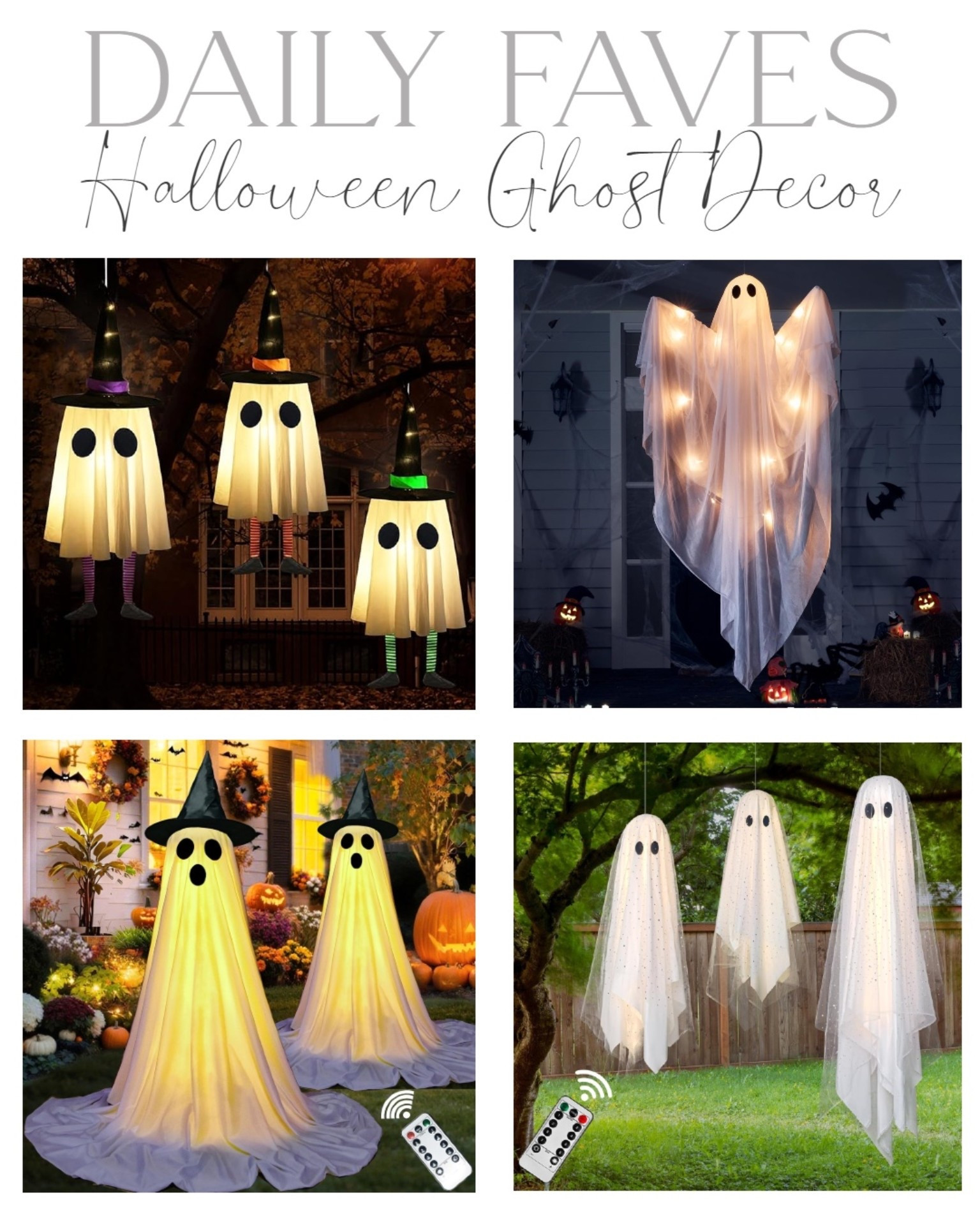 Halloween ghosts 👻 

#LTKHalloween #LTKSeasonal #LTKHome