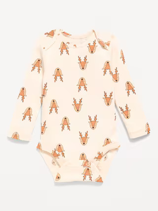Printed Long-Sleeve Bodysuit for Baby | Old Navy (US)