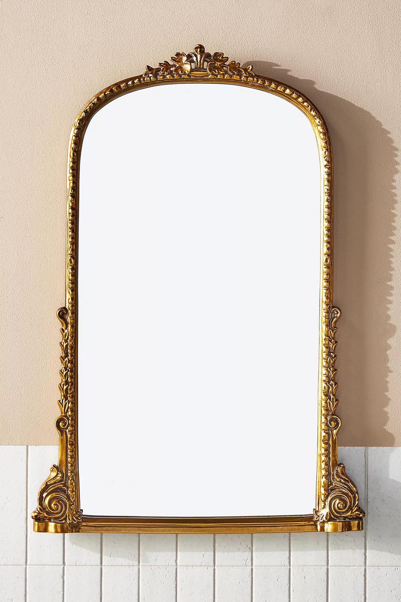 Gleaming Primrose Portrait Mirror | Anthropologie (US)